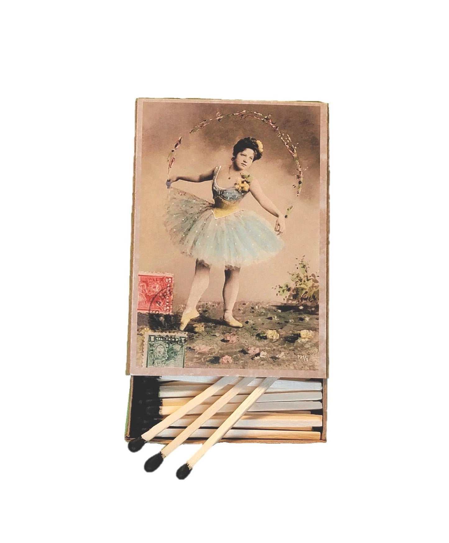 Handcrafted "Burlesque Beauties" Decorative Matchbox Collection. 3 Designs Available.