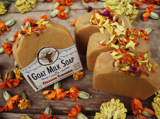 Moth Wood Orange Turmeric Goat Milk Soap