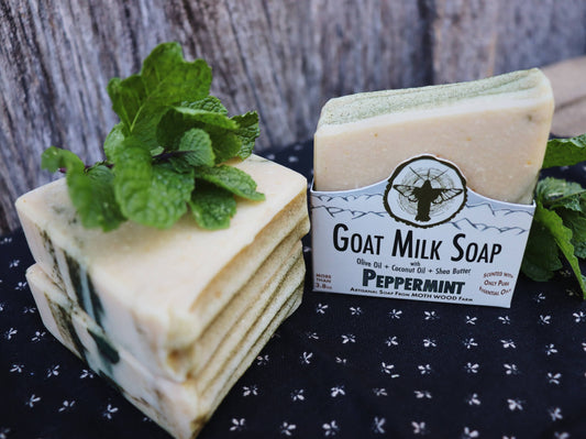 Moth Wood Farm Peppermint Goat Milk Soap
