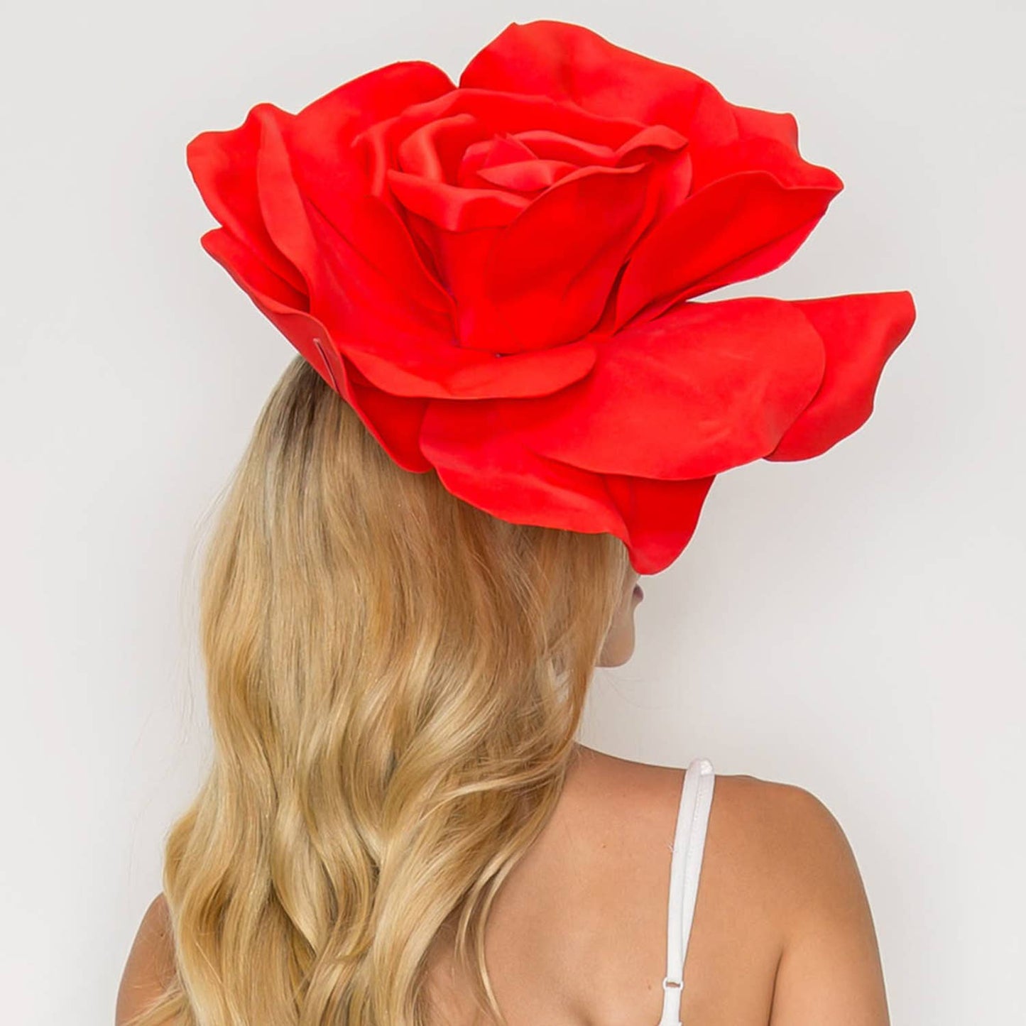 Flower Fascinator Headband Featuring Oversized Rose (Available in 3 Colors)
