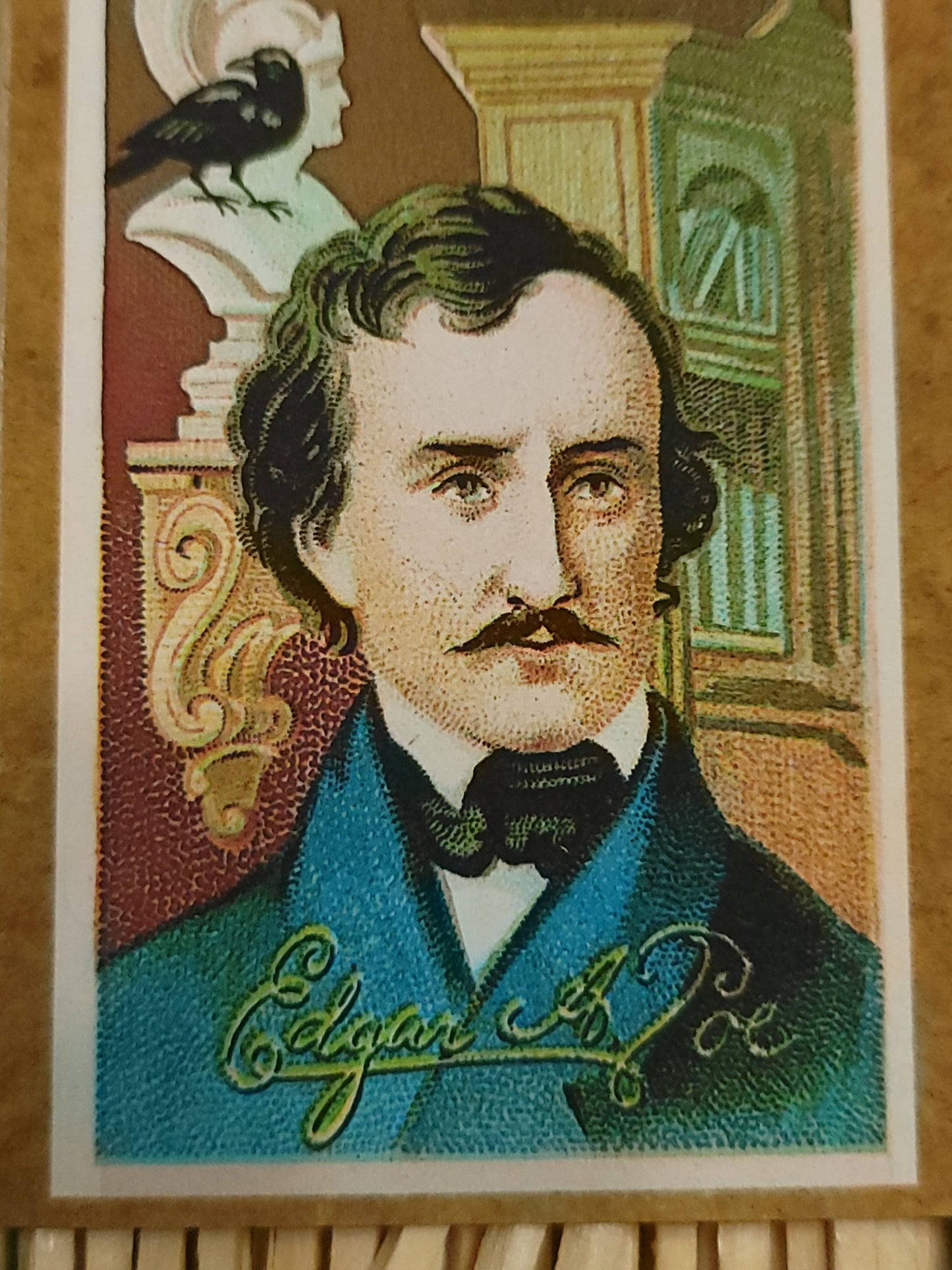 Handcrafted Decorative "Edgar Allan Poe" Matchboxes. 3 Designs Available.