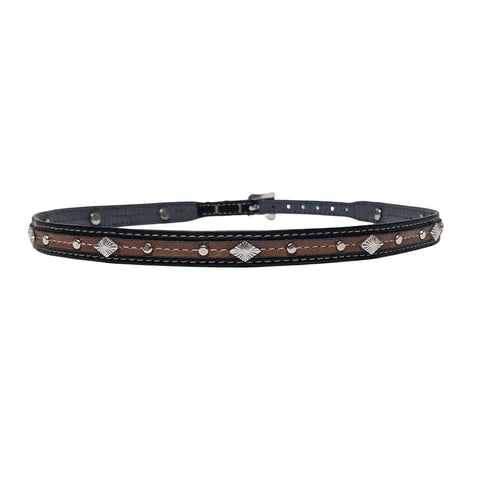 Eastwood Star Tooled Leather Cowboy Hat Band: Brown / OS
