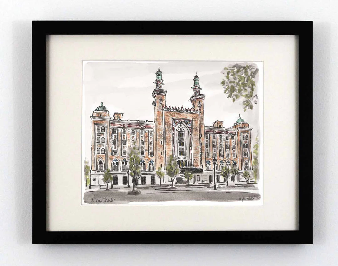 Peyton Millikan Altria Theatre Fine Art Print
