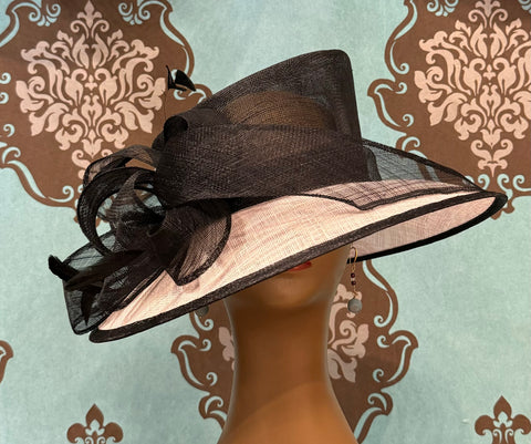 Black & White Kentucky Derby Hat