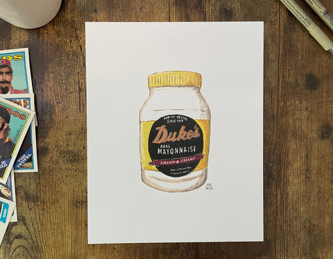 Duke's Mayo 8x10 Print by RVA Coffee Stain