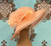 Helen Kentucky Derby Hat in Peach