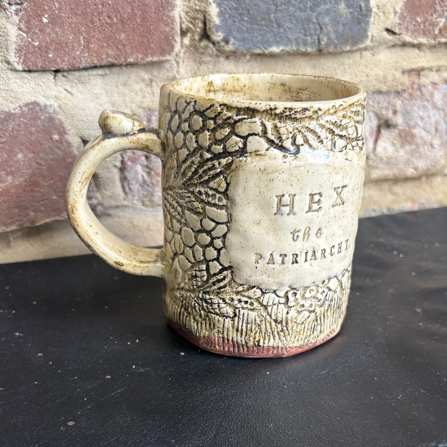 Mystic Murtie Hex the Patriarchy Handcrafted Coffee Mug