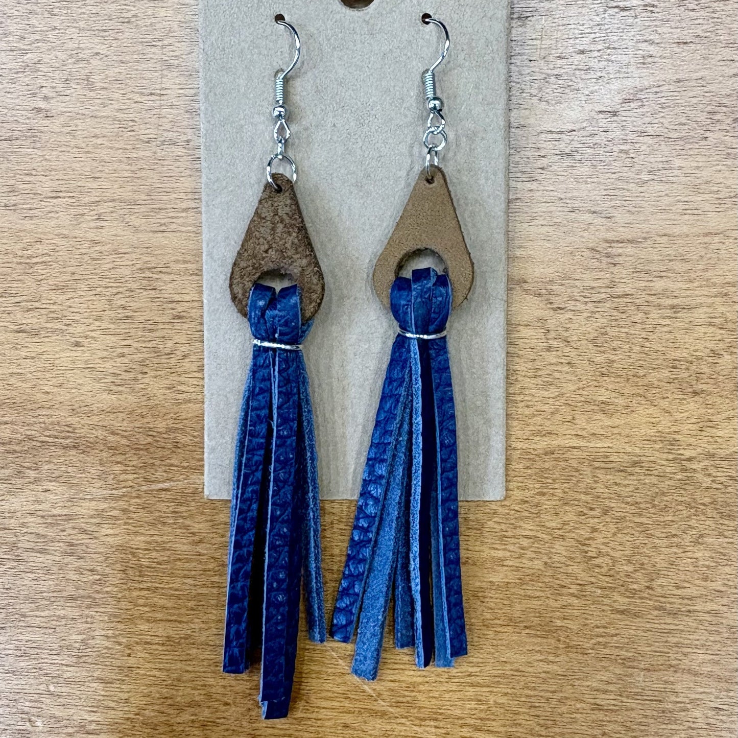 Handcrafted Leather Earrings
