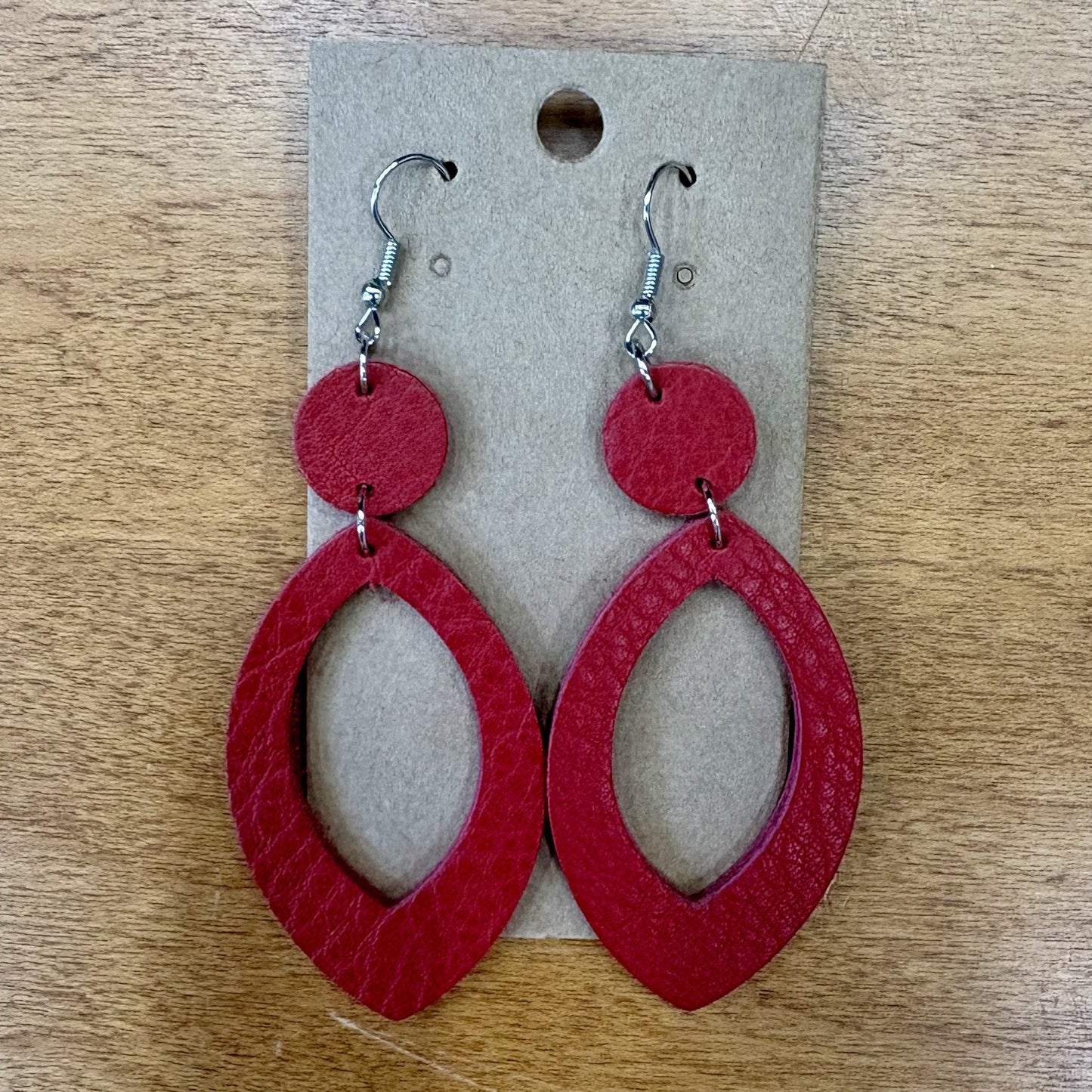 Handcrafted Leather Earrings