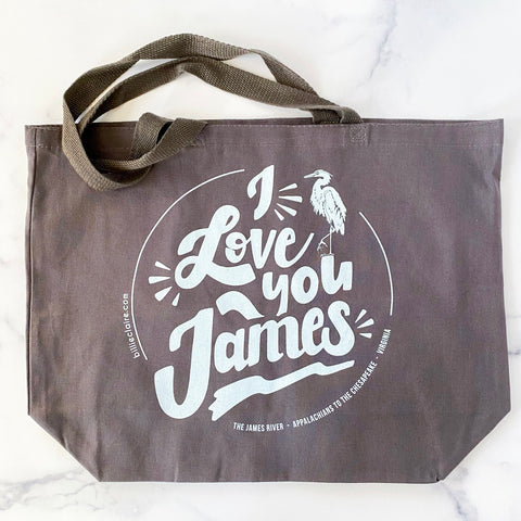 I Love You James Market Tote Bag