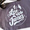I Love You James Market Tote Bag