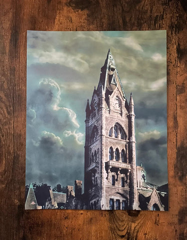 Old City Hall in Richmond, VA 11x14 Print by RVA Coffee Stain