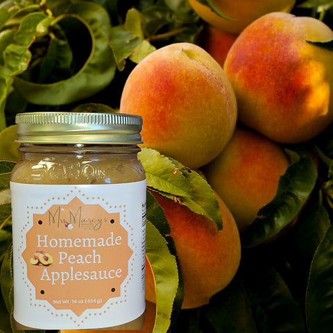 Mrs. Marcy's Homemade Peach Applesauce