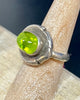 Obscuro Peridot and Silver Ring