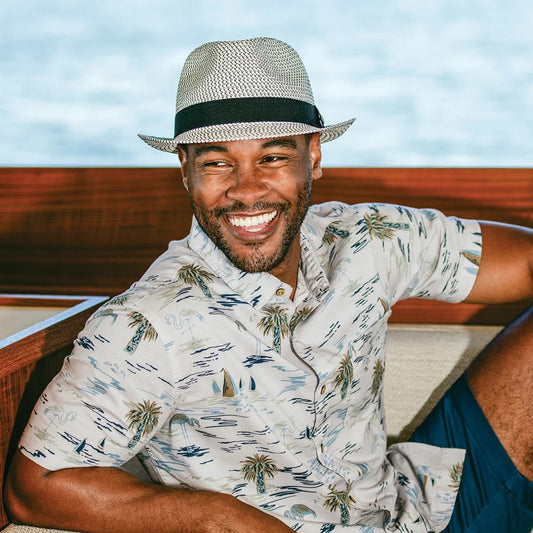 Wallaroo Charlie Trilby Ivory/Black