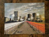 Richmond VA Skyline At Dawn 11x14 Print by RVA Coffee Stain