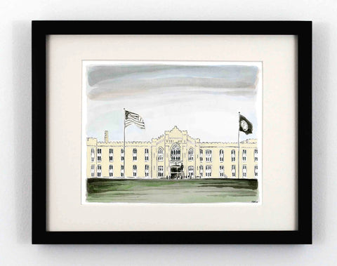The Barracks at the Virginia Military Institute 8X10 Fine Art Print