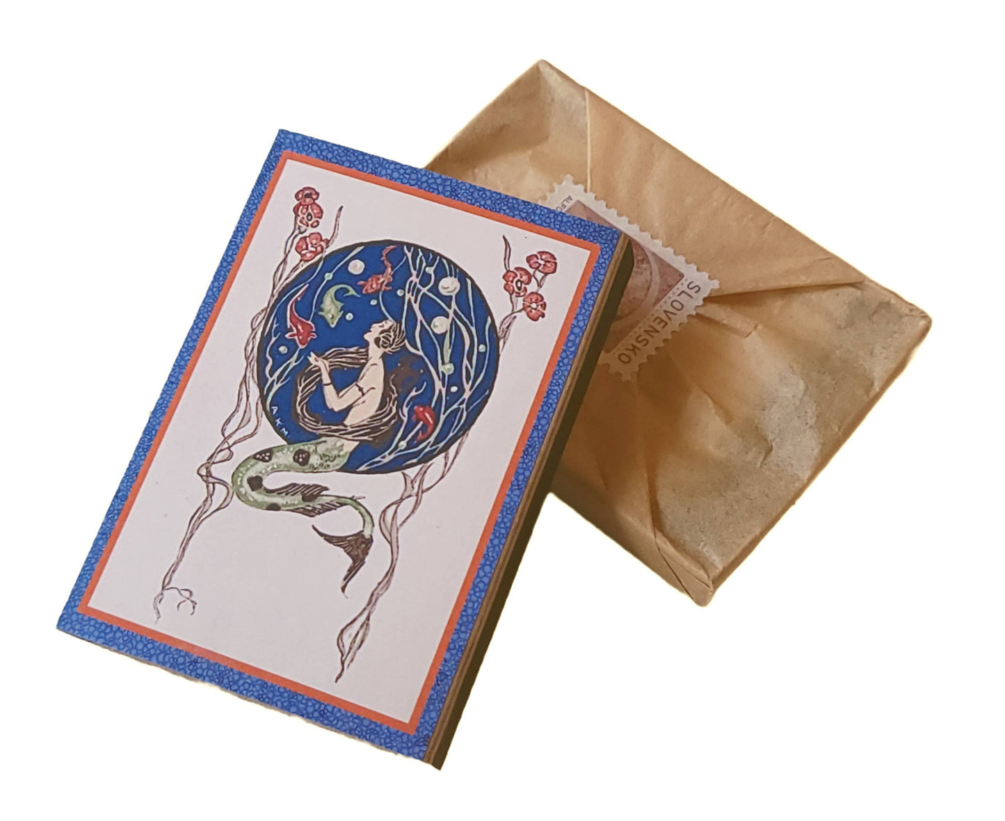 Handcrafted "Deco Mermaids" Matchboxes. 3 Designs Available