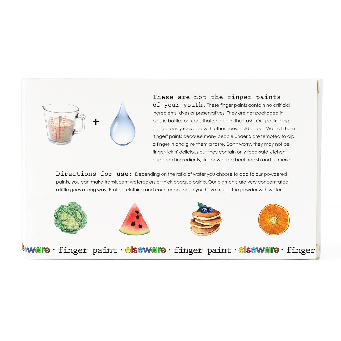 Eco-Kids Non Toxic Finger Paint- 4 color pack.