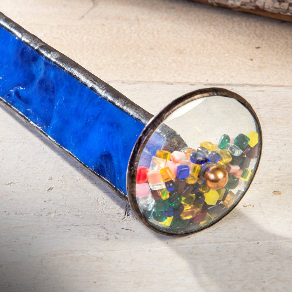 Cobalt Blue Tumble Wheel Kaleidoscope