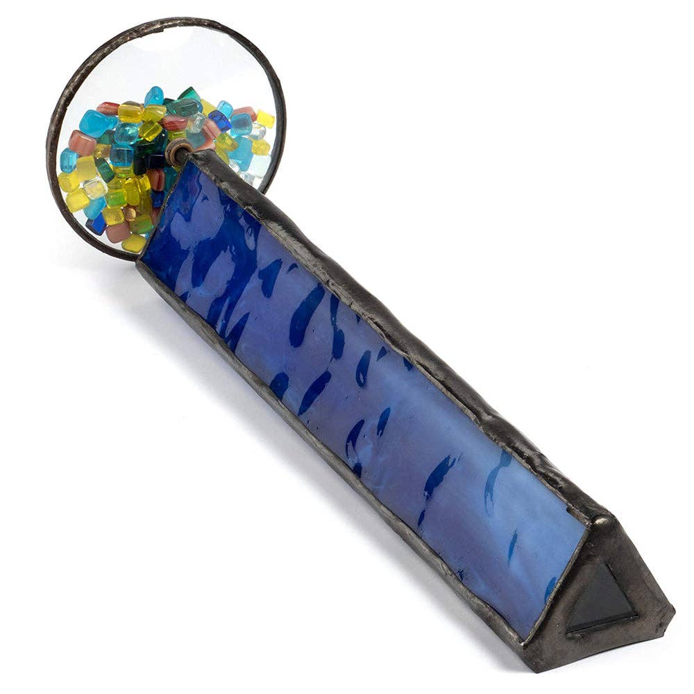 Cobalt Blue Tumble Wheel Kaleidoscope