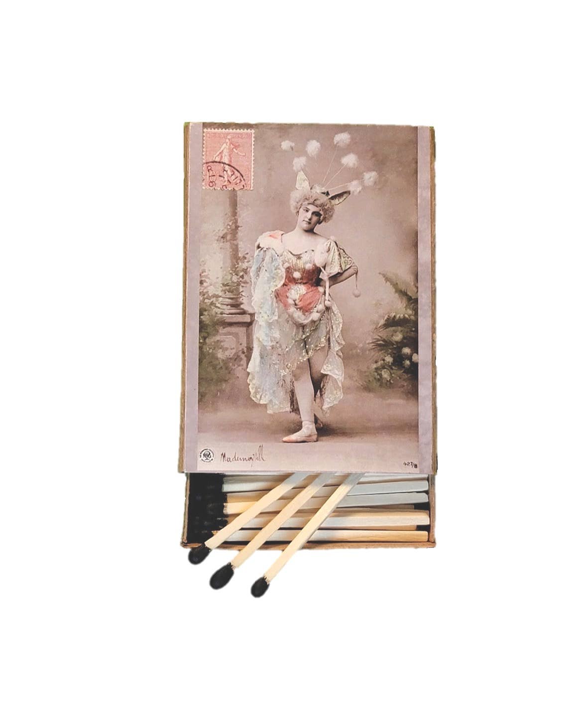 Handcrafted "Burlesque Beauties" Decorative Matchbox Collection. 3 Designs Available.