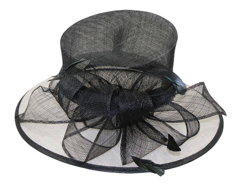Classic Black & White Women's Dress Hat