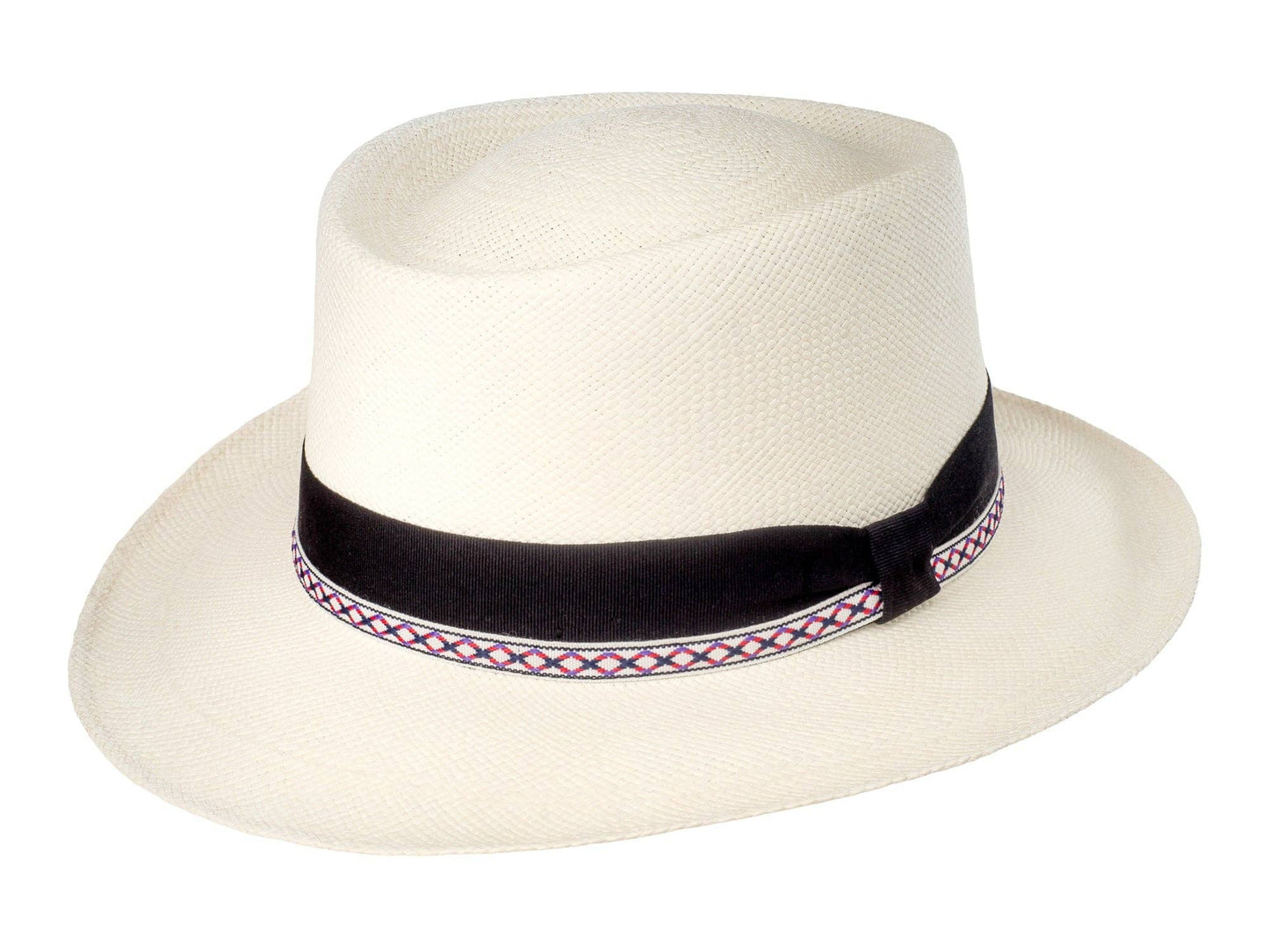 Bigalli Hats Brass Band Panama in White