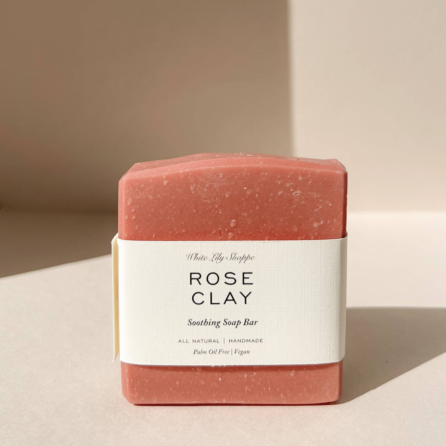 White Lily Shoppe Rose Clay Handmade Soap