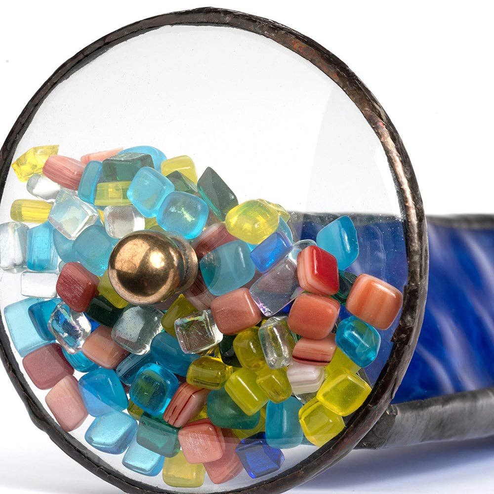 Cobalt Blue Tumble Wheel Kaleidoscope