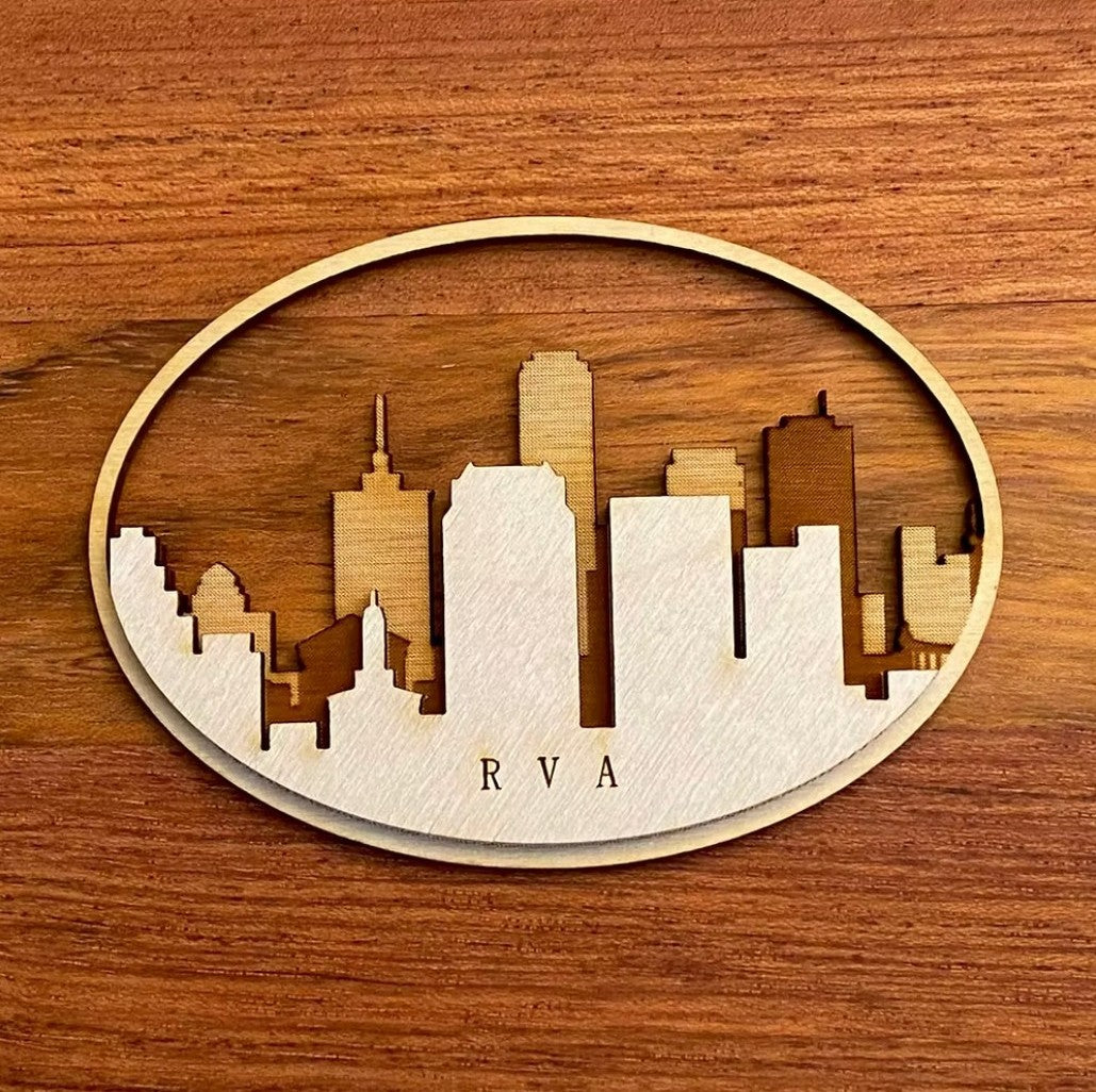 Laser Cut Richmond VA Magnet