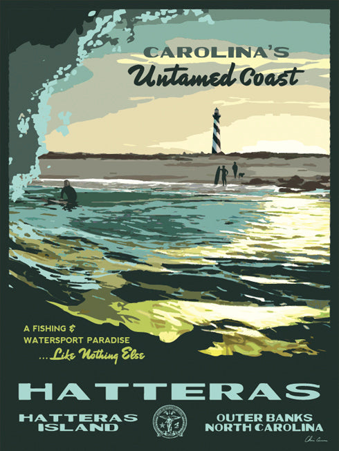 OBX Mid-Century Modern Inspired Posters