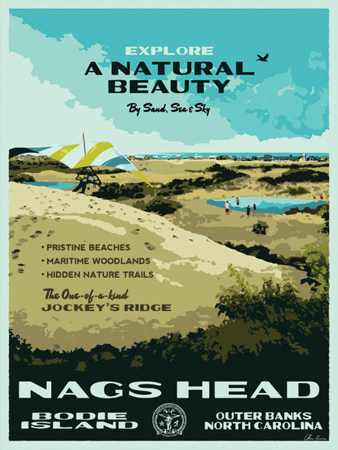 OBX Mid-Century Modern Inspired Posters