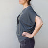 Women's Dolman Sleeve Tee RINGS OF SATURN ASTRONOMY PRINT