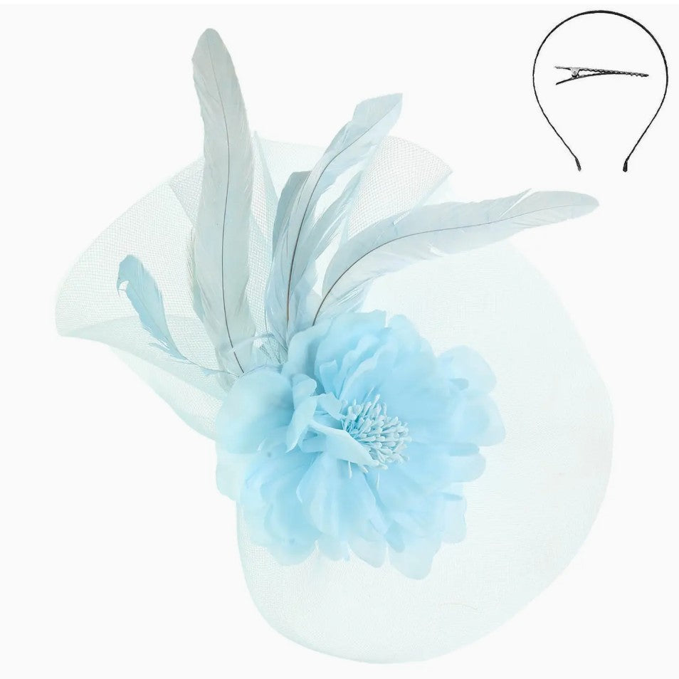Peonies Styled Fastened Fascinator (Available in 4 Colors)