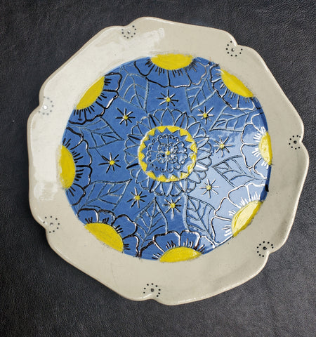 KTW Ceramics Mandala Plate