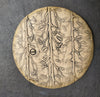 KTW Ceramics Pink and Blue Floral Plate