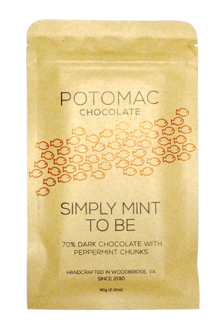 Potomac Chocolate Simply Mint to Be Bar