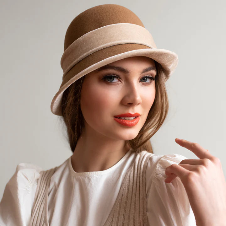 Giovannio Velvet Cloche (Available in 2 Colors)