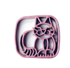 Bay Pottery Cat Trivet - Stoneware Pottery (Available in Three Glaze Colors)