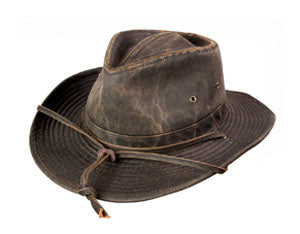 Broner It’s Five O’Clock Somewhere Hat - Distressed Brown