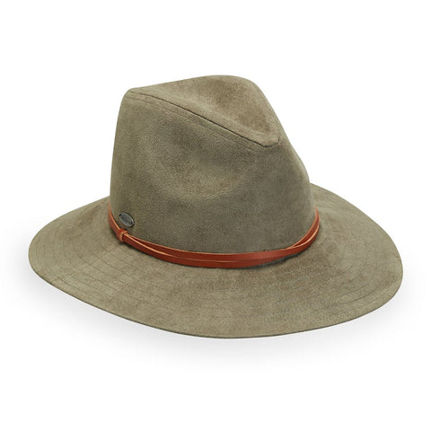 Wallaroo Women's Telluride Hat (in camel, sage, light grey)