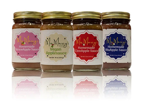 Mrs. Marcy's Homemades -- Applesauce (Various Flavors & Vegan Options Available)