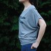 Dragonfly Women's Dolman Sleeve Bamboo Tee Gray