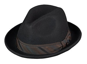 Broner Iconic Fedora in Midnight