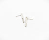 ObscurO Jewelry Silver Spike Earrings (Various Lengths)