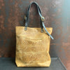 AmFm Stacy Leather Tote Bag Distressed