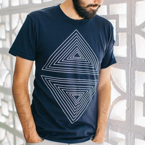 Men's Rule of Thirds-Tee-Indigo