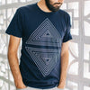 Men's Rule of Thirds-Tee-Indigo