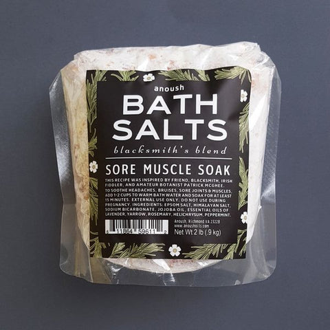 Anoush Sore Muscle Blacksmith's Blend Bath Salts